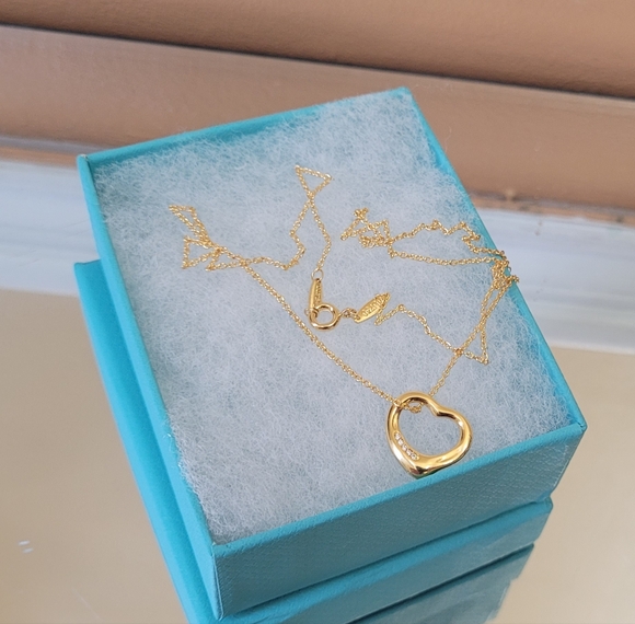 Tiffany & Co. Gold Heart Necklace - Picture 7 of 14